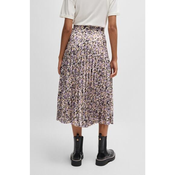 BOSS Hugo Boss Vlissa Pleated MIDI Skirt (Large ) - Picture 5 of 5